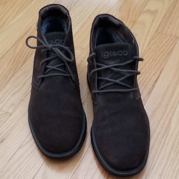 Men's Suede Leather Lace up Gore-Tex Ankle Chukka Boots - Picture 3 of 11